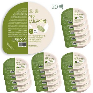 당앤샵 여주발효곤약밥 간편 한끼 저칼로리 다이어트 제로레시피, 20개, 150g