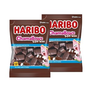 Haibo Chamallows Soft Kiss 하리보 샤멜로스 소프트 키스 200g 6팩, 2개