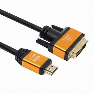 넥시 HDMI 2.0 to DVI 골드메탈 모니터 케이블 V2.0, 1개, 3m