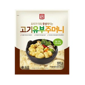 [다만세푸드] 한성 고기 유부 주머니 600g 유부초밥 고기유부, 7개