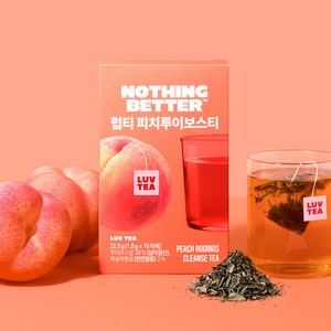 럽티 피치루이보스티 15티백 1.5g 낫띵베럴 올리브영, 1박스, 15개입