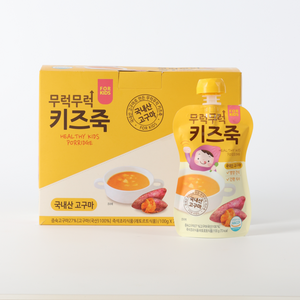 이유케어스 무럭무럭 키즈죽 100g, 고구마맛, 7개