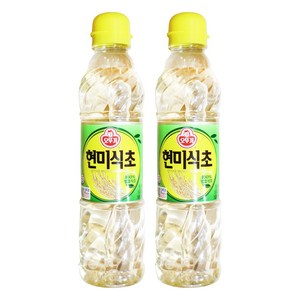 오뚜기 현미식초, 500ml, 2개