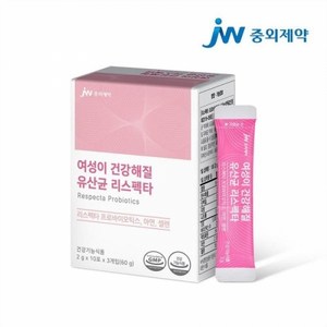중외제약 여성이건강해질 유산균리스펙타, 60g, 1개