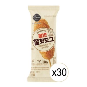 올반 찰핫도그 80g, 30개