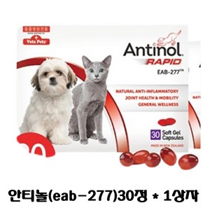 베츠페츠 안티놀 래피드 강아지 고양이 관절 슬개골 보조영양제 30정, 뼈/관절강화, 1개