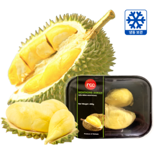 베트남 맛있는 냉동 두리안 열대과일의 왕 (VIETNAM FROZEN DURIAN), 5개, 400g