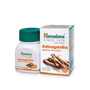 Himalaya Ashvagandha 60Tablets Stess Relief Rejuvenates Mind & Body Impoves Stength & Enegy, 60정, 6개