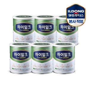 후디스 하이밀크 시니어 균형영양식 600g 6캔 / 고령자용 영양조제식품, 6개