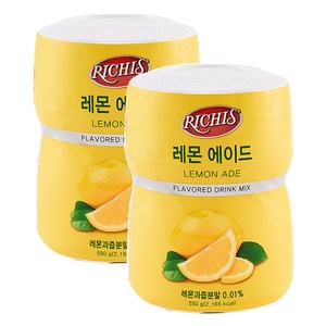 리치스 레몬 에이드 분말, 550g, 1개입, 2개