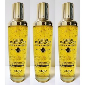[ANJO] 앙쥬 24k 골드 래디언스 에센스 / 미백 주름개선 이중기능성, 3개, 150ml