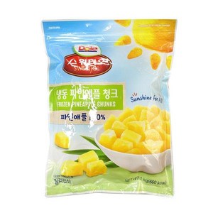 Dole 돌 냉동 파인애플 다이스, 1개, 1kg