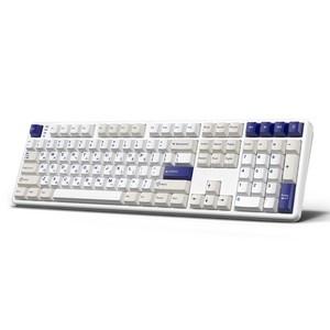 한성컴퓨터 LAVENDER 유무선 기계식 키보드 45g, 제조사축, GK798 PRO, 오션화이트