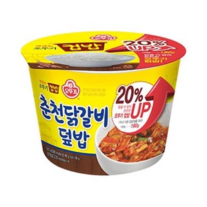 오뚜기 컵밥 춘천닭갈비덮밥, 310g, 5개