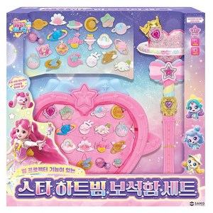 [삼지] 캐치티니핑 스타 하트빔 보석함 세트, 1개