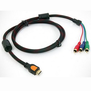 케이블 컴포넌트케이블 HDMI to 3RCA 1.2m, 1개