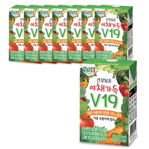 정식품 건강담은 야채가득 V19, 145ml, 24개