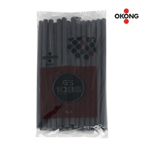 검정색 글루건심 오공 GS-1085BK 검정핫멜트 스틱 700g 블랙 검은색 핫멜트봉 11mm, 2개