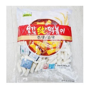 칠갑 떡볶이떡 3kg 4개 한박스