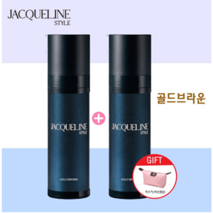 재클린 스타일 염색제 200ml 2개 + 파우치증정, 골드브라운2개+파우치1개