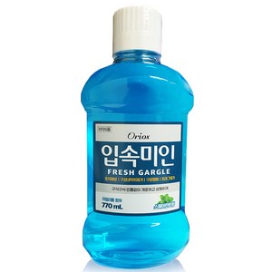 오릭스 (Oiox) 입속미인 후레쉬 토탈 케어 구강 청결제 770ml 대용량 자일리톨 함유 가글액, 6개