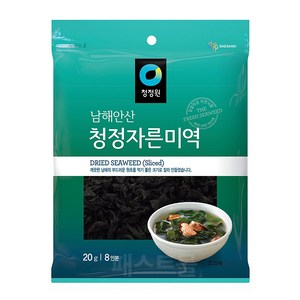 청정원 청정 자른 미역, 20g, 1개