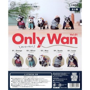 Only Wan Vol.01 전5종 가챠가챠 캡슐토이, 1개