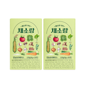 맛스터 채소랑 2BOX(30개입x2BOX) 채소육수 만능육수 천연조미료, 2박스, 120g