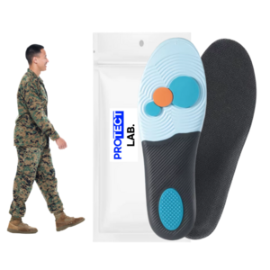 조교용 깔창 군대 훈련소 입대 군화 행군 족저근막염 프로텍트랩, 1개