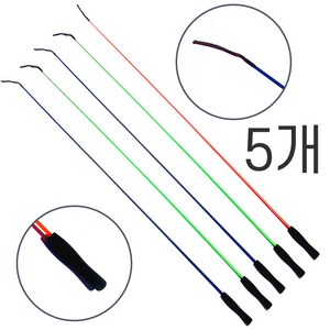 마리수 구멍치기 낚시대 5개 계곡 돌틈 미니 낚시대 초릿대 방파제 입문용 초보낚시 색상랜덤, 구멍치기낚시대(색상랜덤5개입), 랜덤발송