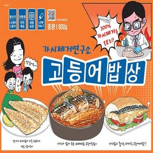 가시제거연구소 고등어밥상 노르웨이 순살 고등어 오렌지라벨, 800g, 1개