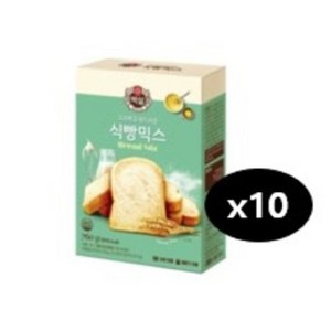 백설 식빵 믹스, 760g, 10개