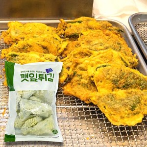 푸드라인_ 깻잎튀김, 10개, 1kg