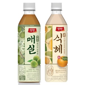 양반 매실차 500ml 6입 + 배식혜 500ml 6입, 1세트