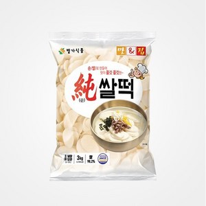 [별가식품] 떡국 쌀떡 3kg, 1개