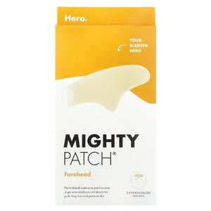 Hero Cosmetics Mighty 패치 이마 5가지 하이드로콜로이드 패치, 1개