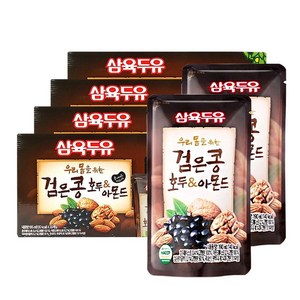 삼육두유 검은콩 호두 앤 아몬드 파우치 190ml, 60개