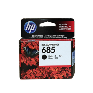 HP685 정품잉크 HP3525 HP4615 HP4625 HP5525 CZ121AA CZ122AA CZ123AA, 1. 검정정품잉크, 1개