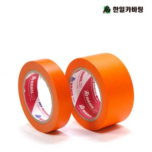 한일 마스킹 테이프 강력한 접착력 적색 25mm 50mm, 1개