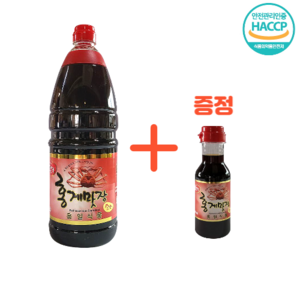 홍일식품 홍게맛장소스 1.8L + 홍게맛장소스 200ml 세트, 1개