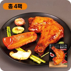 꼬기다 오븐 통닭다리 양념바베큐맛, 4개, 190g