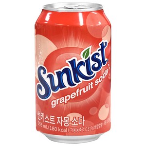 [광동직영] 광동 썬키스트 자몽소다 355ml, 24개