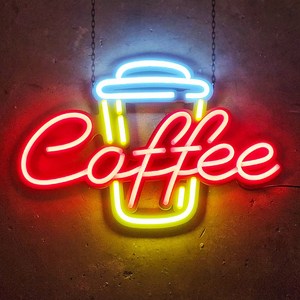 LED오성 오픈 카페 간판 대형 OPEN LED 네온보드 LED 네온사인 영업중 아크릴, 8.네온 컵Coffee