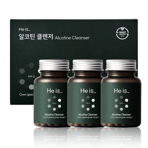 히이즈 알코틴 클렌저, 60정, 36g, 3개