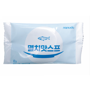 곱게 갈아낸 진한맛 멸치 가루 간편 소포장 멸치맛 스프 요리 육수용, 12g, 20개