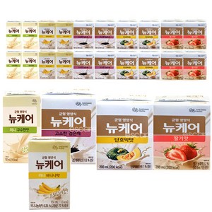 뉴케어 미니 구수한맛 5팩+ 미니 바나나맛 5팩+ 검은깨 5팩+ 단호박맛 5팩+ 딸기맛 5팩, 1세트, 15ml