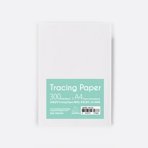 PaperPhant 트레싱지 Tracing Paper 베끼는 투명종이, A4 300매