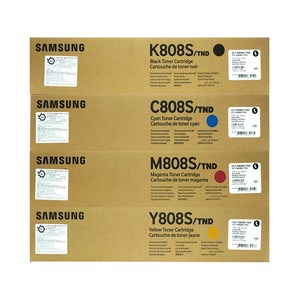 삼성전자 삼성정품토너 CLT-K808S C808S M808S Y808S, 1개, 빨강(CLT-M808S)