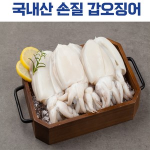 갑오징어 태안해 손질 갑오징어 급냉 태안, 2개, 350~430g