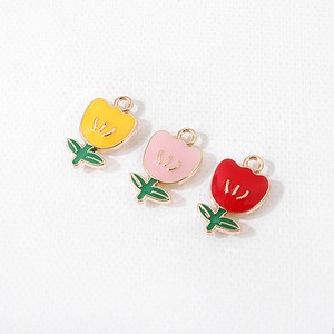 비즈아이 [7356-23]에폭펜던트 튤립 12x19mm 골드 1개